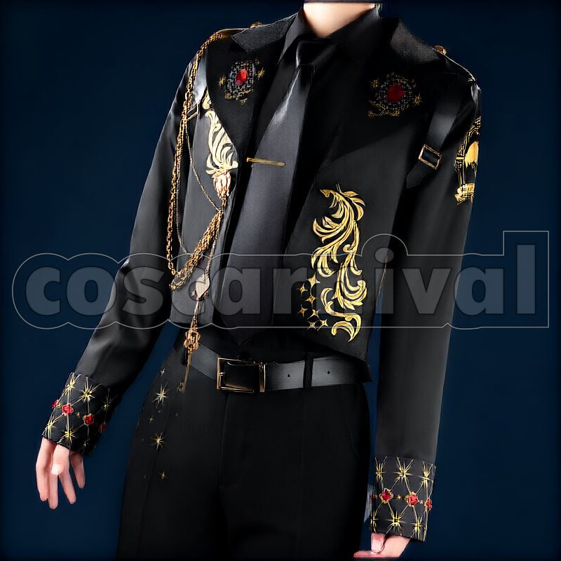 Members 5th Anniversary New Outfit Cosplay cosplay costume from Disney Twisted-Wonderland All, front view 5