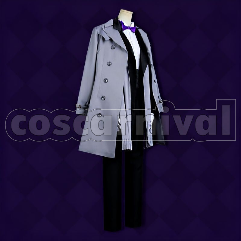 Ashengrotto Octavinelle Dorm Uniform Cosplay cosplay costume from Disney Twisted-Wonderland Azul, front view 3