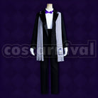 Ashengrotto Octavinelle Dorm Uniform Cosplay cosplay costume from Disney Twisted-Wonderland Azul, front view 5