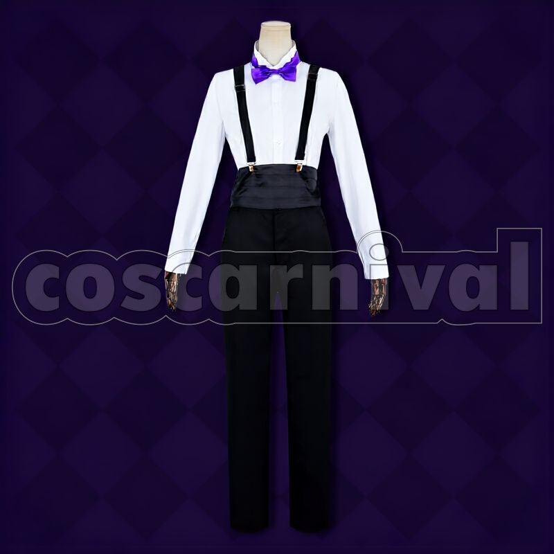 Ashengrotto Octavinelle Dorm Uniform Cosplay cosplay costume from Disney Twisted-Wonderland Azul, front view 6