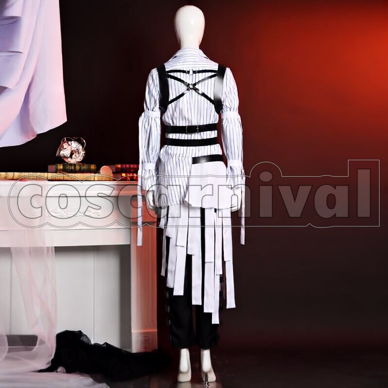 Ashengrotto Octavinelle Mummy Cosplay cosplay costume from Disney Twisted-Wonderland Azul, back view 1