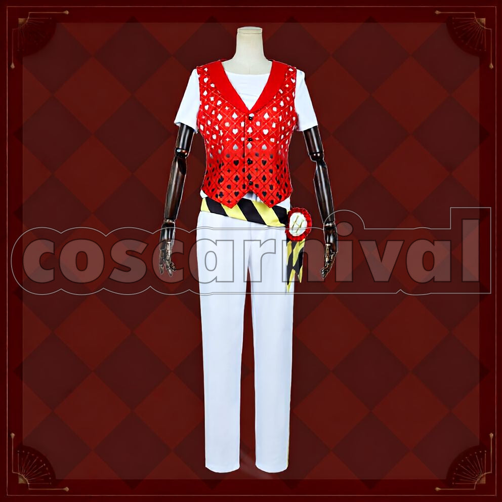 Diamond Heartslabyul Dorm Uniform Cosplay cosplay costume from Disney Twisted-Wonderland Cater, front view 4