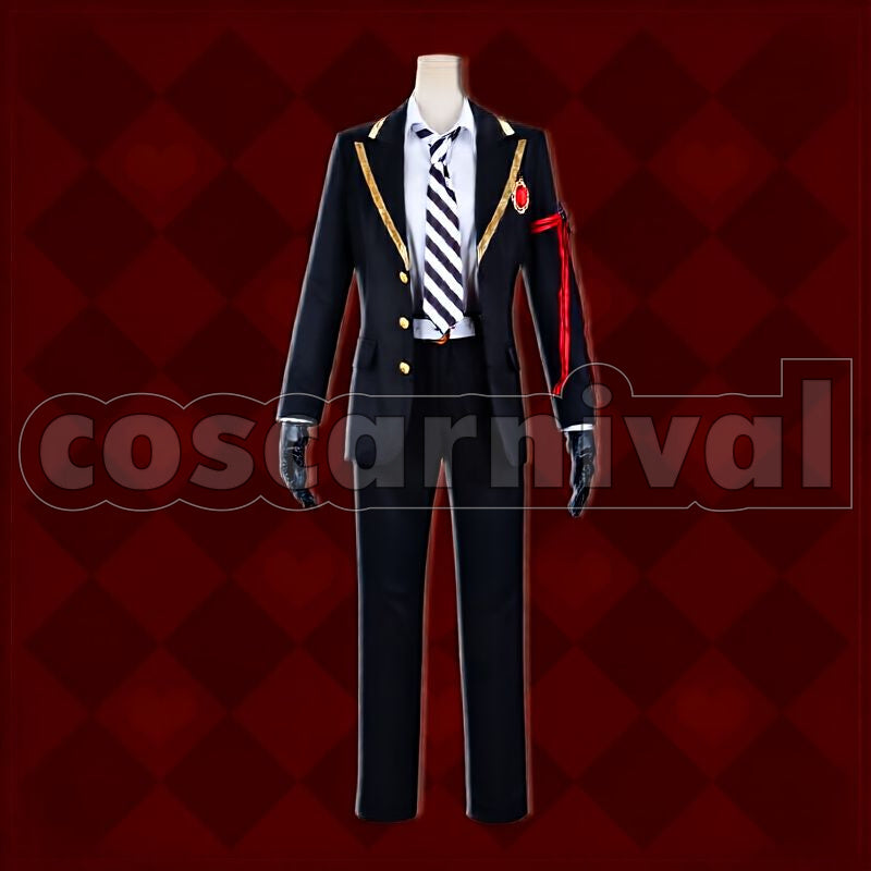 Diamond Heartslabyul School Uniform Cosplay cosplay costume from Disney Twisted-Wonderland Cater, front view 2
