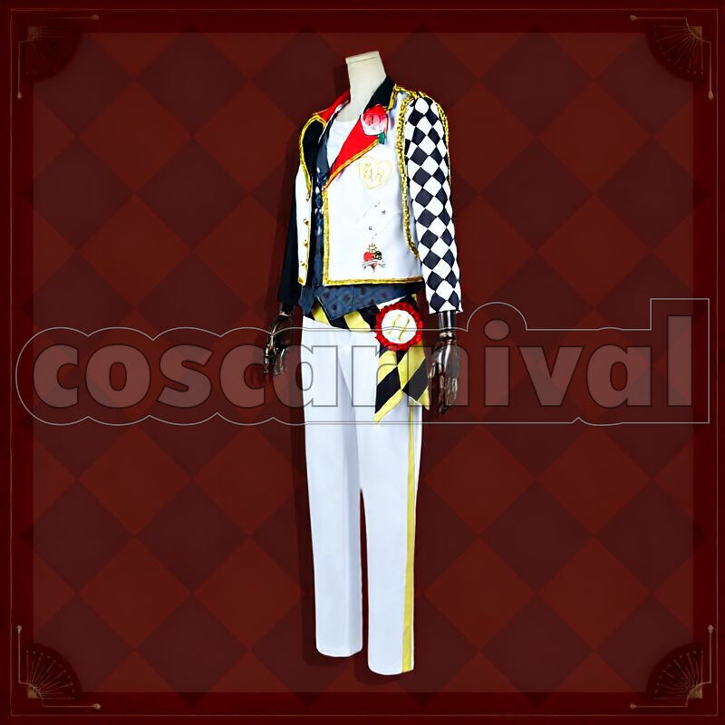 Spade Heartslabyul Dorm Uniform Cosplay cosplay costume from Disney Twisted-Wonderland Deuce, front view 3
