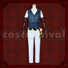 Spade Heartslabyul Dorm Uniform Cosplay cosplay costume from Disney Twisted-Wonderland Deuce, front view 4