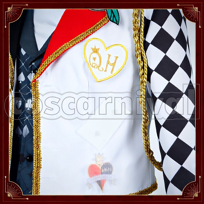 Spade Heartslabyul Dorm Uniform Cosplay cosplay costume from Disney Twisted-Wonderland Deuce, detail-1