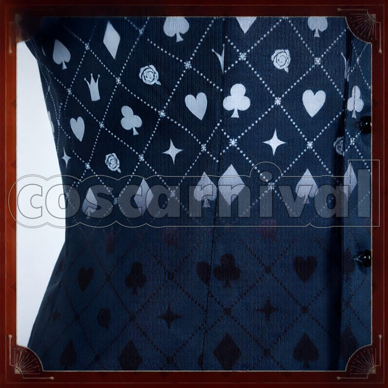Spade Heartslabyul Dorm Uniform Cosplay cosplay costume from Disney Twisted-Wonderland Deuce, detail-4