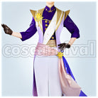 Spade Night Sky's Chiffon Cosplay cosplay costume from Disney Twisted-Wonderland Deuce, front view 1