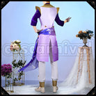 Spade Night Sky's Chiffon Cosplay cosplay costume from Disney Twisted-Wonderland Deuce, back view 1
