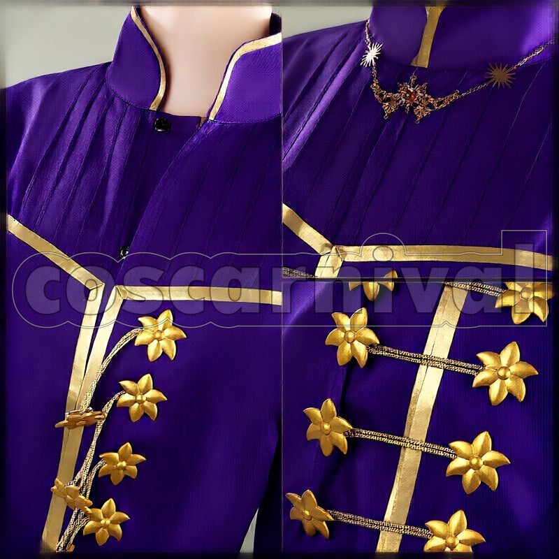Spade Night Sky's Chiffon Cosplay cosplay costume from Disney Twisted-Wonderland Deuce, detail-8