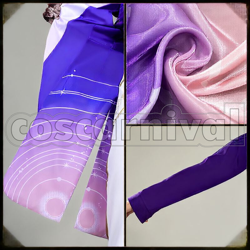 Spade Night Sky's Chiffon Cosplay cosplay costume from Disney Twisted-Wonderland Deuce, detail-10