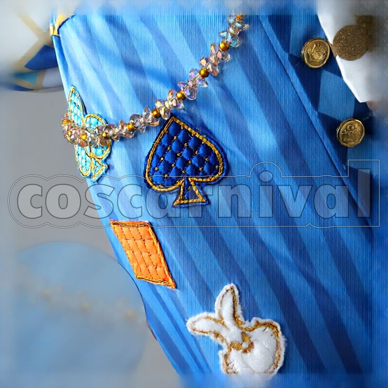 Spade White Rabbit Fest Cosplay cosplay costume from Disney Twisted-Wonderland Deuce, detail-6