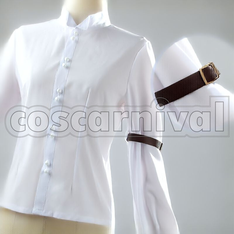 Spade White Rabbit Fest Cosplay cosplay costume from Disney Twisted-Wonderland Deuce, front view 5