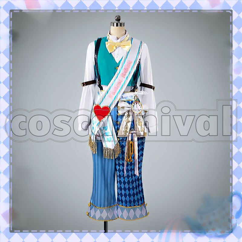 Spade White Rabbit Fest Cosplay cosplay costume from Disney Twisted-Wonderland Deuce, front view 5