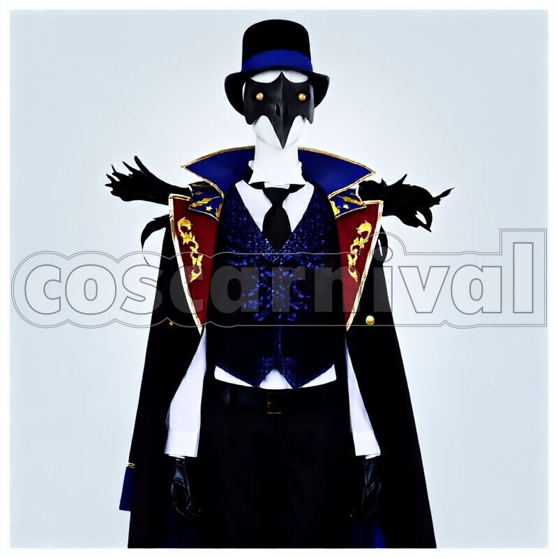 Crowley Cosplay cosplay costume from Disney Twisted-Wonderland Dire, front view 1