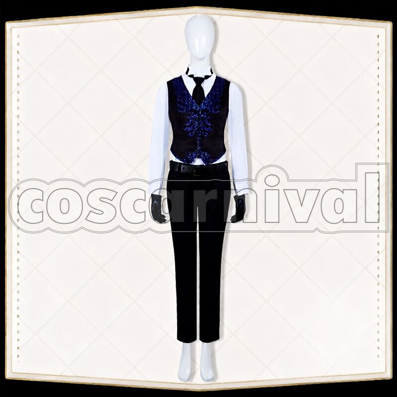 Crowley Cosplay cosplay costume from Disney Twisted-Wonderland Dire, front view 5