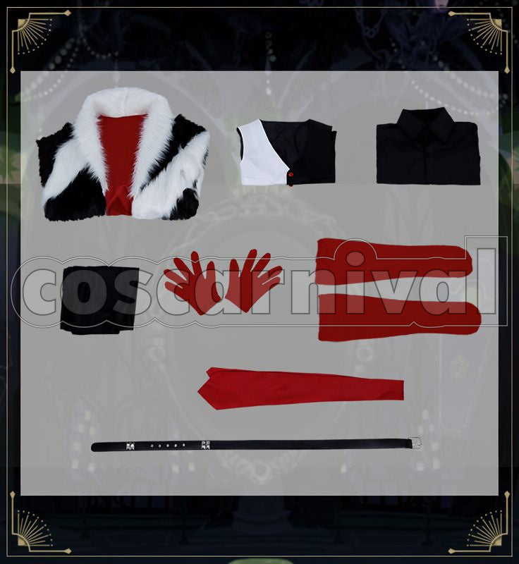 Crewel Cosplay cosplay costume from Disney Twisted-Wonderland Divus, set view