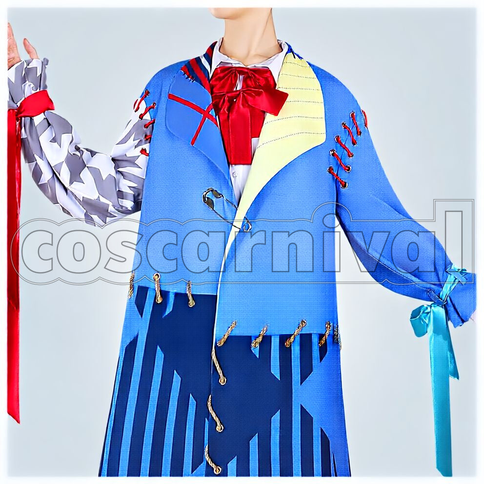 Felmier Big Check Cosplay cosplay costume from Disney Twisted-Wonderland Epel, front view 1