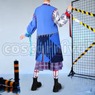 Felmier Big Check Cosplay cosplay costume from Disney Twisted-Wonderland Epel, back view 1