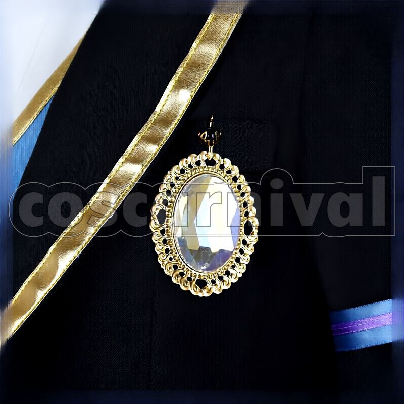 Leech Octavinelle School Uniform Cosplay cosplay costume from Disney Twisted-Wonderland Floyd, detail-2