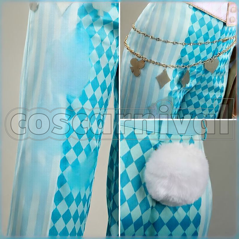 Leech White Rabbit Fest Rabbit Costume Cosplay cosplay costume from Disney Twisted-Wonderland Floyd, detail-2