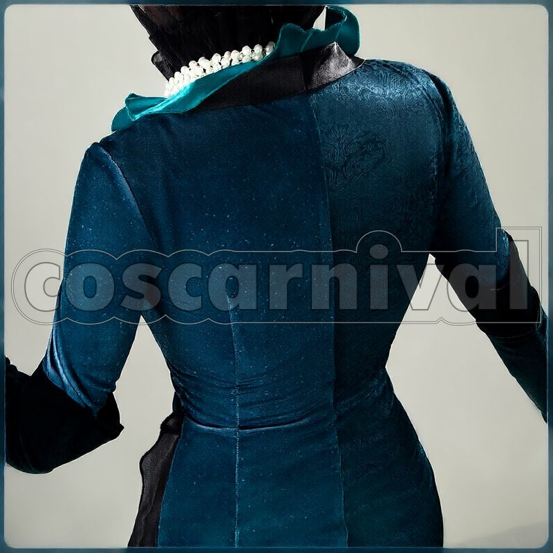 Leech Coral Sea Cosplay cosplay costume from Disney Twisted-Wonderland Georgina, back view 2