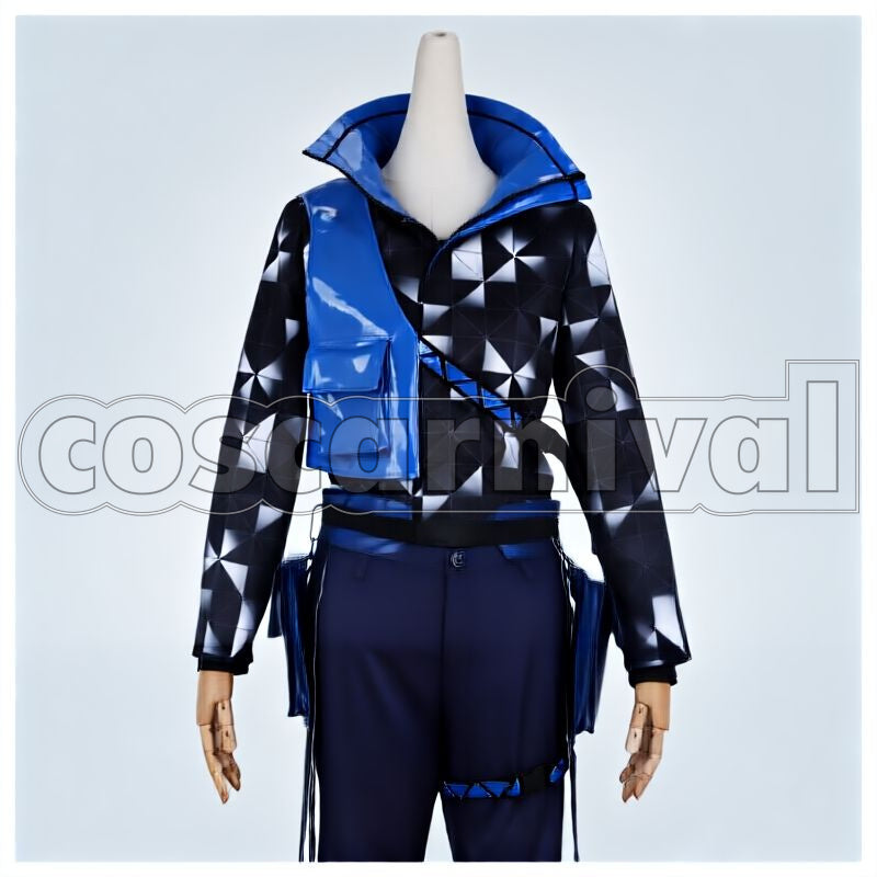 Shroud Ignihyde Cosplay cosplay costume from Disney Twisted-Wonderland Idia, front view 1