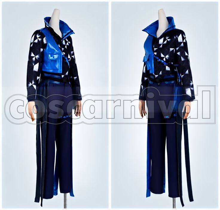 Shroud Ignihyde Cosplay cosplay costume from Disney Twisted-Wonderland Idia, front view 2