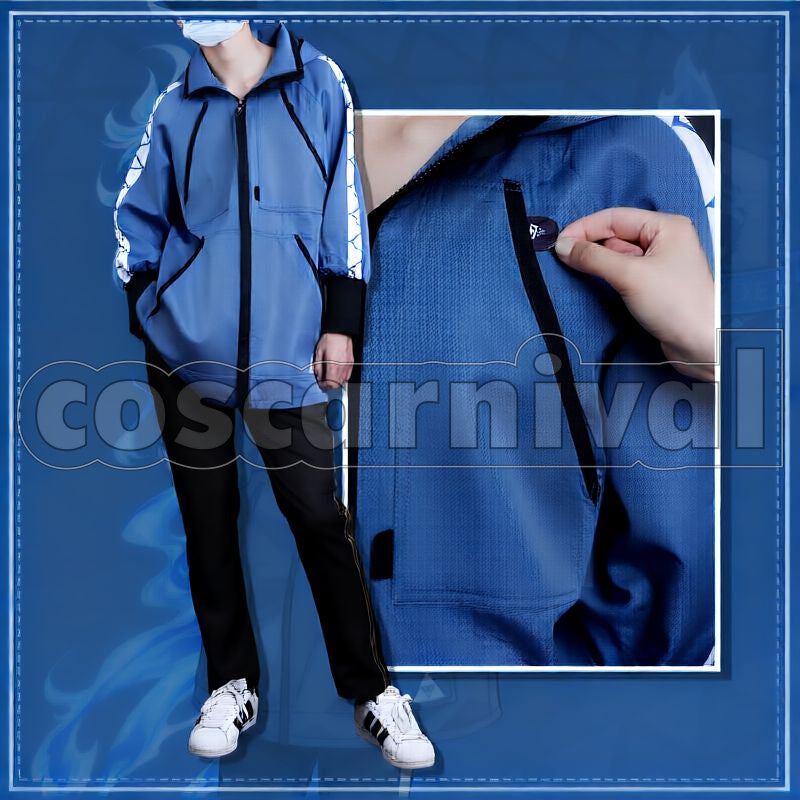 Shroud Ignihyde School Uniform Cosplay cosplay costume from Disney Twisted-Wonderland Idia, front view 3