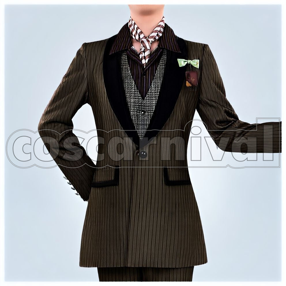 Shroud La Bonbonnière Cosplay cosplay costume from Disney Twisted-Wonderland Idia, front view 1