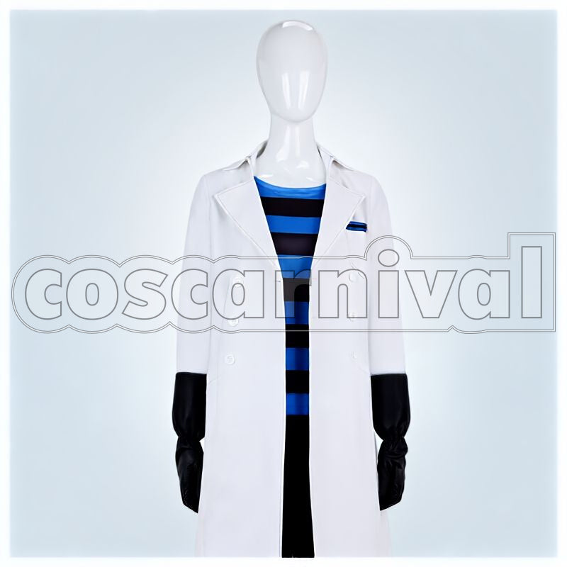 Shroud Lab Coat Cosplay cosplay costume from Disney Twisted-Wonderland Idia, front view 1