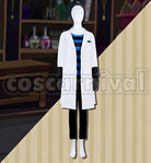 Shroud Lab Coat Cosplay cosplay costume from Disney Twisted-Wonderland Idia, front view 2