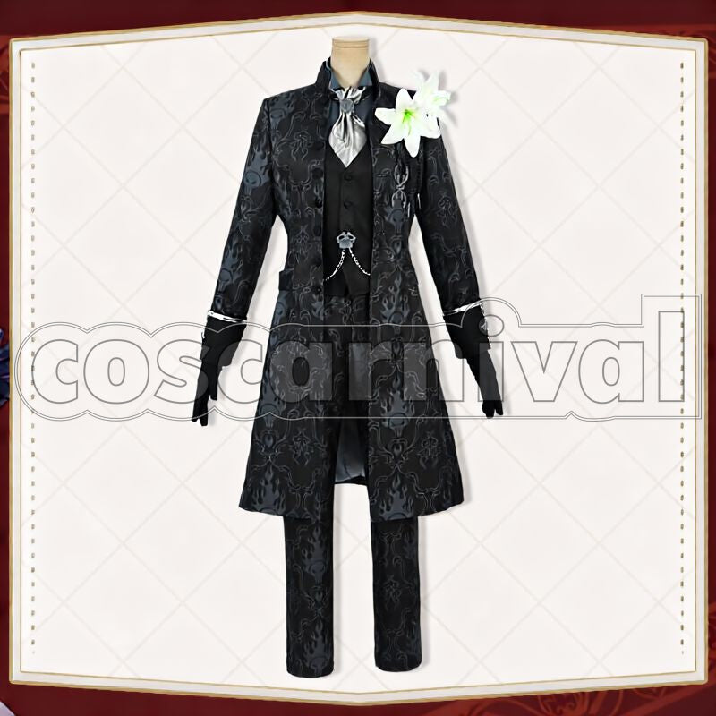 Shroud Suitor Suit Cosplay cosplay costume from Disney Twisted-Wonderland Idia, front view 2