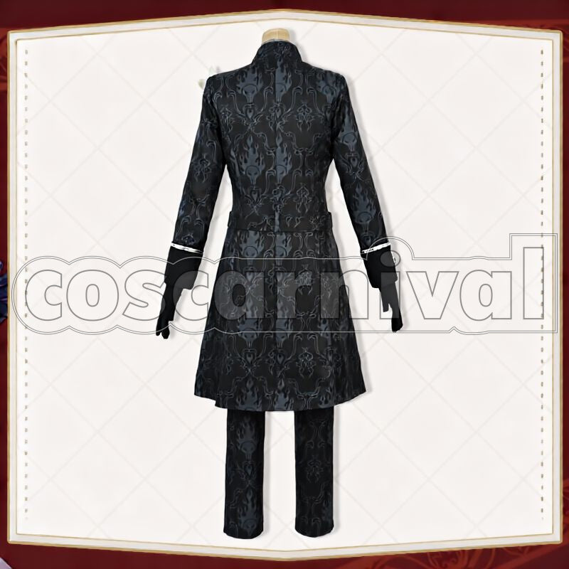 Shroud Suitor Suit Cosplay cosplay costume from Disney Twisted-Wonderland Idia, back view