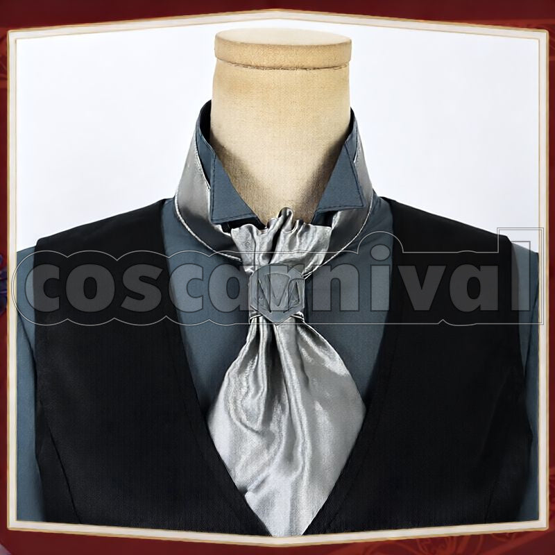 Shroud Suitor Suit Cosplay cosplay costume from Disney Twisted-Wonderland Idia, detail-1