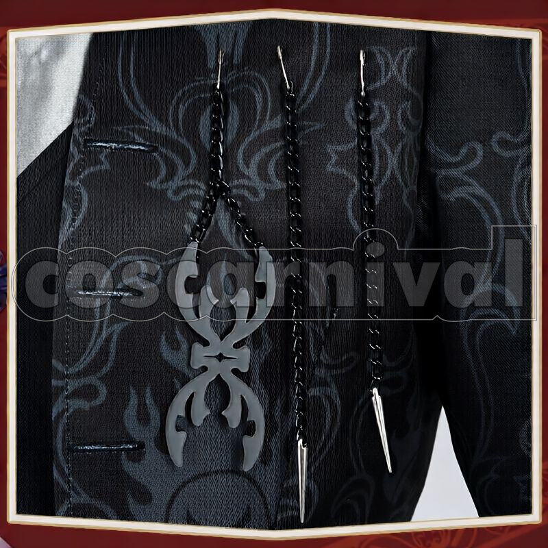 Shroud Suitor Suit Cosplay cosplay costume from Disney Twisted-Wonderland Idia, detail-2