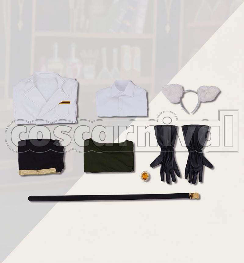 Howl Lab Coat Cosplay cosplay costume from Disney Twisted-Wonderland Jack, set view