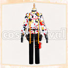 Leech Octavinelle Beans Camo Cosplay cosplay costume from Disney Twisted-Wonderland Jade, front view 2