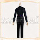 Leech Octavinelle Beans Camo Cosplay cosplay costume from Disney Twisted-Wonderland Jade, front view 3