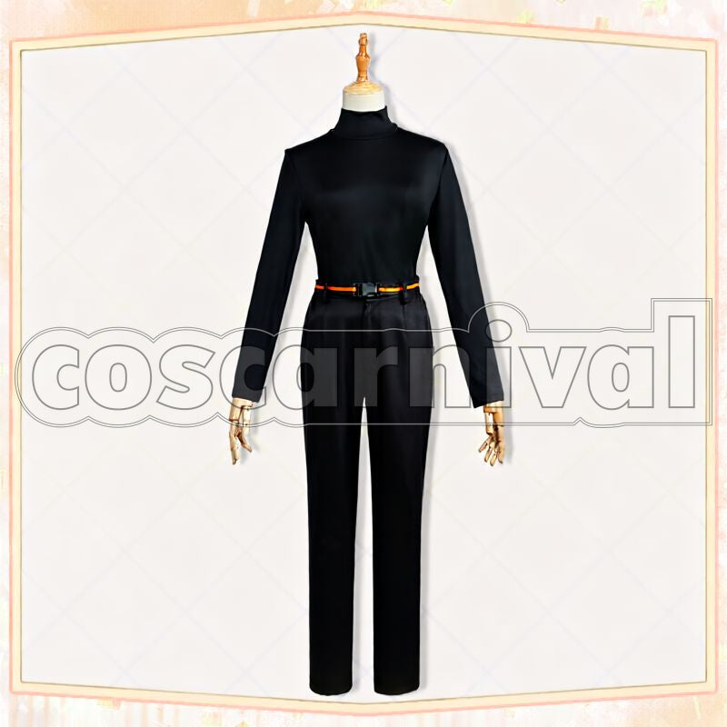 Leech Octavinelle Beans Camo Cosplay cosplay costume from Disney Twisted-Wonderland Jade, front view 3