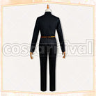 Leech Octavinelle Beans Camo Cosplay cosplay costume from Disney Twisted-Wonderland Jade, back view 2