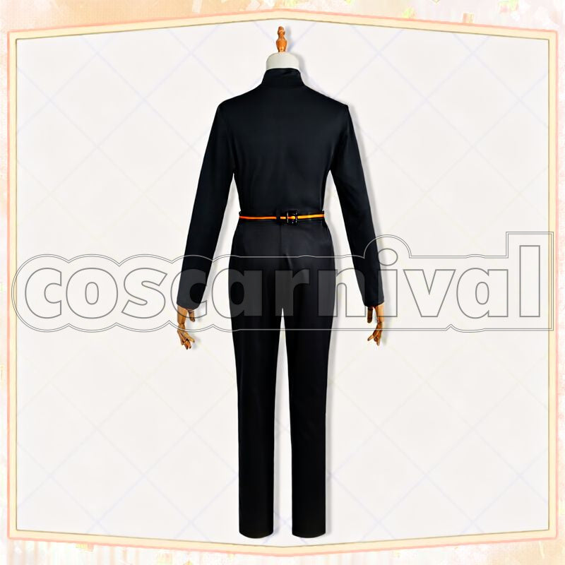 Leech Octavinelle Beans Camo Cosplay cosplay costume from Disney Twisted-Wonderland Jade, back view 2