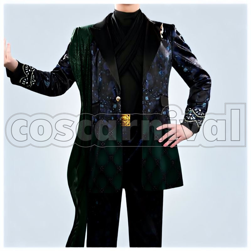 Leech Shore's Celebration Cosplay cosplay costume from Disney Twisted-Wonderland Jade, front view 1