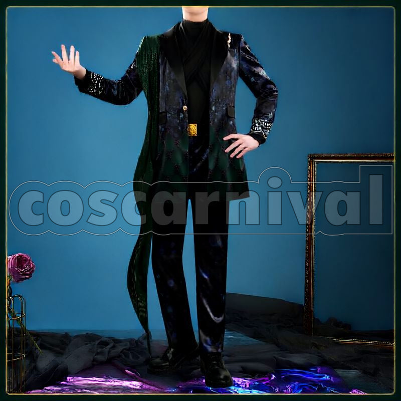 Leech Shore's Celebration Cosplay cosplay costume from Disney Twisted-Wonderland Jade, front view 2