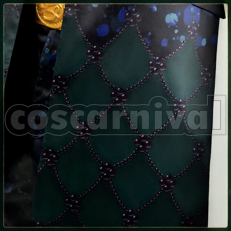 Leech Shore's Celebration Cosplay cosplay costume from Disney Twisted-Wonderland Jade, detail-2