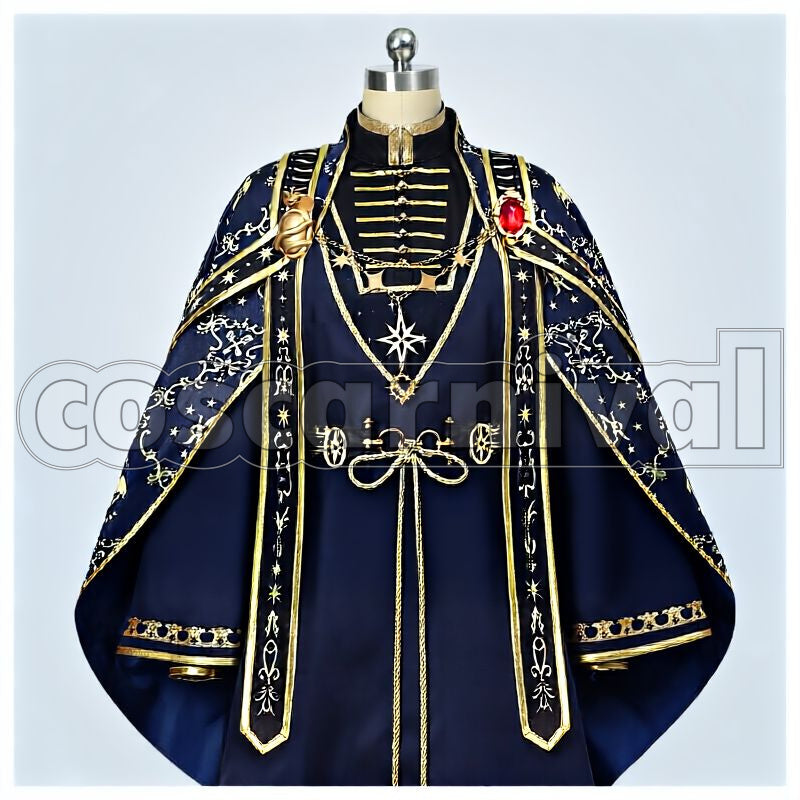 Viper Birthday Bloom Cosplay cosplay costume from Disney Twisted-Wonderland Jamil, front view 1