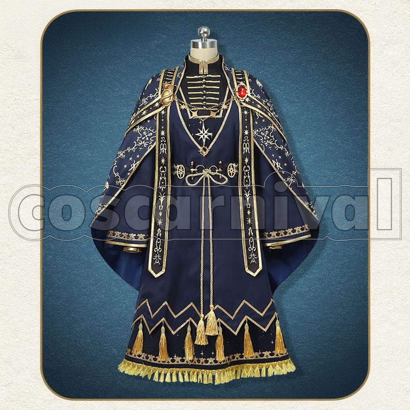 Viper Birthday Bloom Cosplay cosplay costume from Disney Twisted-Wonderland Jamil, front view 2