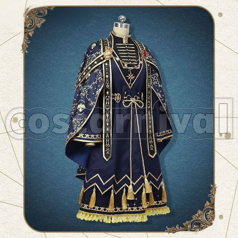 Viper Birthday Bloom Cosplay cosplay costume from Disney Twisted-Wonderland Jamil, front view 3