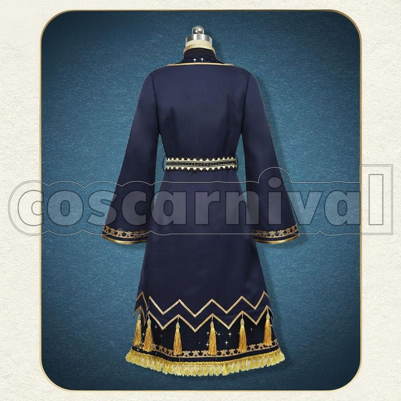 Viper Birthday Bloom Cosplay cosplay costume from Disney Twisted-Wonderland Jamil, back view 2