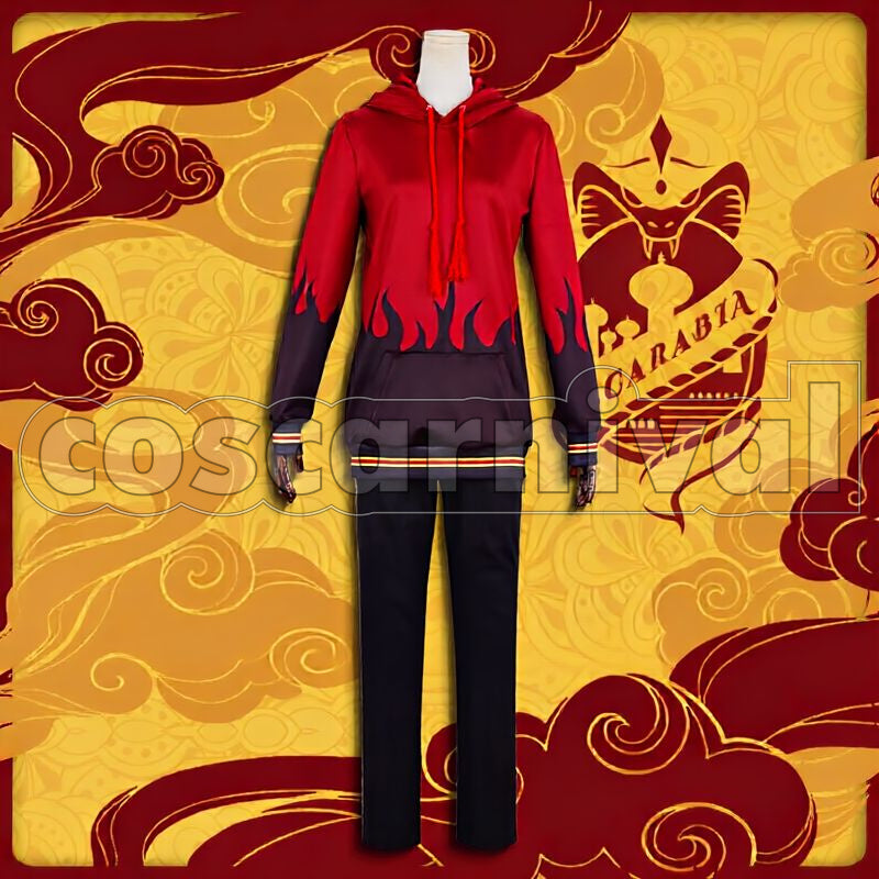 Viper Scarabia School Uniform Cosplay cosplay costume from Disney Twisted-Wonderland Jamil, front view 5